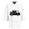 Button Chef Coat with Thermometer Pocket Thumbnail
