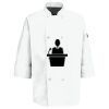 Button Chef Coat with Thermometer Pocket Thumbnail