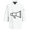 Button Chef Coat with Thermometer Pocket Thumbnail