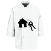 Button Chef Coat with Thermometer Pocket Thumbnail