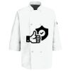 Button Chef Coat with Thermometer Pocket Thumbnail