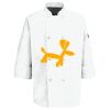 Button Chef Coat with Thermometer Pocket Thumbnail