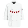 Button Chef Coat with Thermometer Pocket Thumbnail