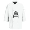 Button Chef Coat with Thermometer Pocket Thumbnail