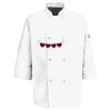 Button Chef Coat with Thermometer Pocket Thumbnail