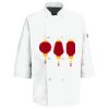 Button Chef Coat with Thermometer Pocket Thumbnail