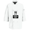 Button Chef Coat with Thermometer Pocket Thumbnail