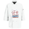 Button Chef Coat with Thermometer Pocket Thumbnail