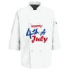Button Chef Coat with Thermometer Pocket Thumbnail