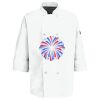 Button Chef Coat with Thermometer Pocket Thumbnail