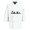 Button Chef Coat with Thermometer Pocket Thumbnail