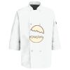 Button Chef Coat with Thermometer Pocket Thumbnail