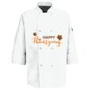 Button Chef Coat with Thermometer Pocket Thumbnail