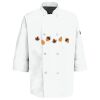 Button Chef Coat with Thermometer Pocket Thumbnail