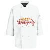 Button Chef Coat with Thermometer Pocket Thumbnail
