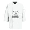 Button Chef Coat with Thermometer Pocket Thumbnail