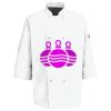 Button Chef Coat with Thermometer Pocket Thumbnail