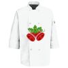 Button Chef Coat with Thermometer Pocket Thumbnail