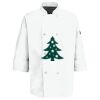 Button Chef Coat with Thermometer Pocket Thumbnail