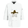 Button Chef Coat with Thermometer Pocket Thumbnail