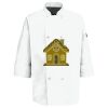 Button Chef Coat with Thermometer Pocket Thumbnail
