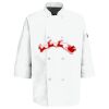 Button Chef Coat with Thermometer Pocket Thumbnail