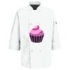 Button Chef Coat with Thermometer Pocket Thumbnail