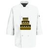 Button Chef Coat with Thermometer Pocket Thumbnail