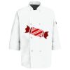 Button Chef Coat with Thermometer Pocket Thumbnail