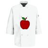 Button Chef Coat with Thermometer Pocket Thumbnail