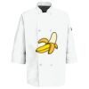 Button Chef Coat with Thermometer Pocket Thumbnail