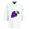Button Chef Coat with Thermometer Pocket Thumbnail