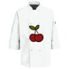 Button Chef Coat with Thermometer Pocket Thumbnail