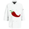 Button Chef Coat with Thermometer Pocket Thumbnail