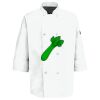 Button Chef Coat with Thermometer Pocket Thumbnail