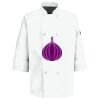 Button Chef Coat with Thermometer Pocket Thumbnail