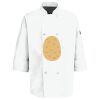 Button Chef Coat with Thermometer Pocket Thumbnail