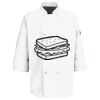 Button Chef Coat with Thermometer Pocket Thumbnail