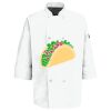Button Chef Coat with Thermometer Pocket Thumbnail