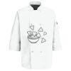 Button Chef Coat with Thermometer Pocket Thumbnail