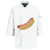 Button Chef Coat with Thermometer Pocket Thumbnail