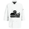 Button Chef Coat with Thermometer Pocket Thumbnail