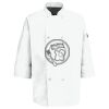 Button Chef Coat with Thermometer Pocket Thumbnail