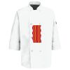 Button Chef Coat with Thermometer Pocket Thumbnail