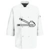 Button Chef Coat with Thermometer Pocket Thumbnail