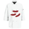 Button Chef Coat with Thermometer Pocket Thumbnail