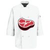 Button Chef Coat with Thermometer Pocket Thumbnail