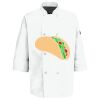Button Chef Coat with Thermometer Pocket Thumbnail