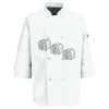 Button Chef Coat with Thermometer Pocket Thumbnail