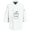 Button Chef Coat with Thermometer Pocket Thumbnail